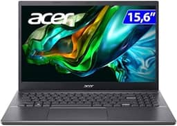 Notebook Acer Aspire 5 A515-57-55B8 Intel Core i5 12º Geração 8GB RAM 256GB SSD (UHD) 15.6' LED Full HD TN 60hz Cinza aço Windows 11H