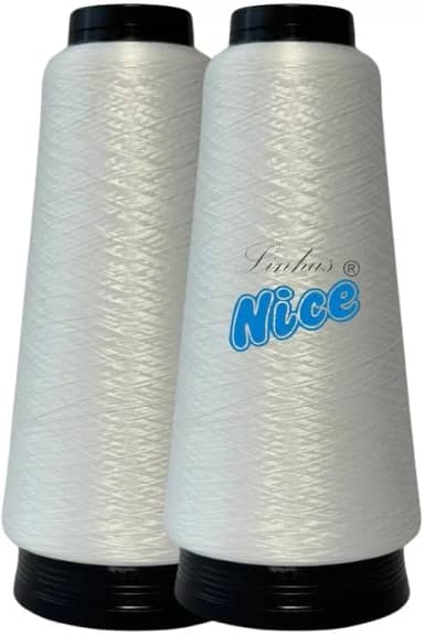 Kit 2 Fio Overloque 100g CADA - Para Maquina Overloque - Branco, Preto e Colorido.