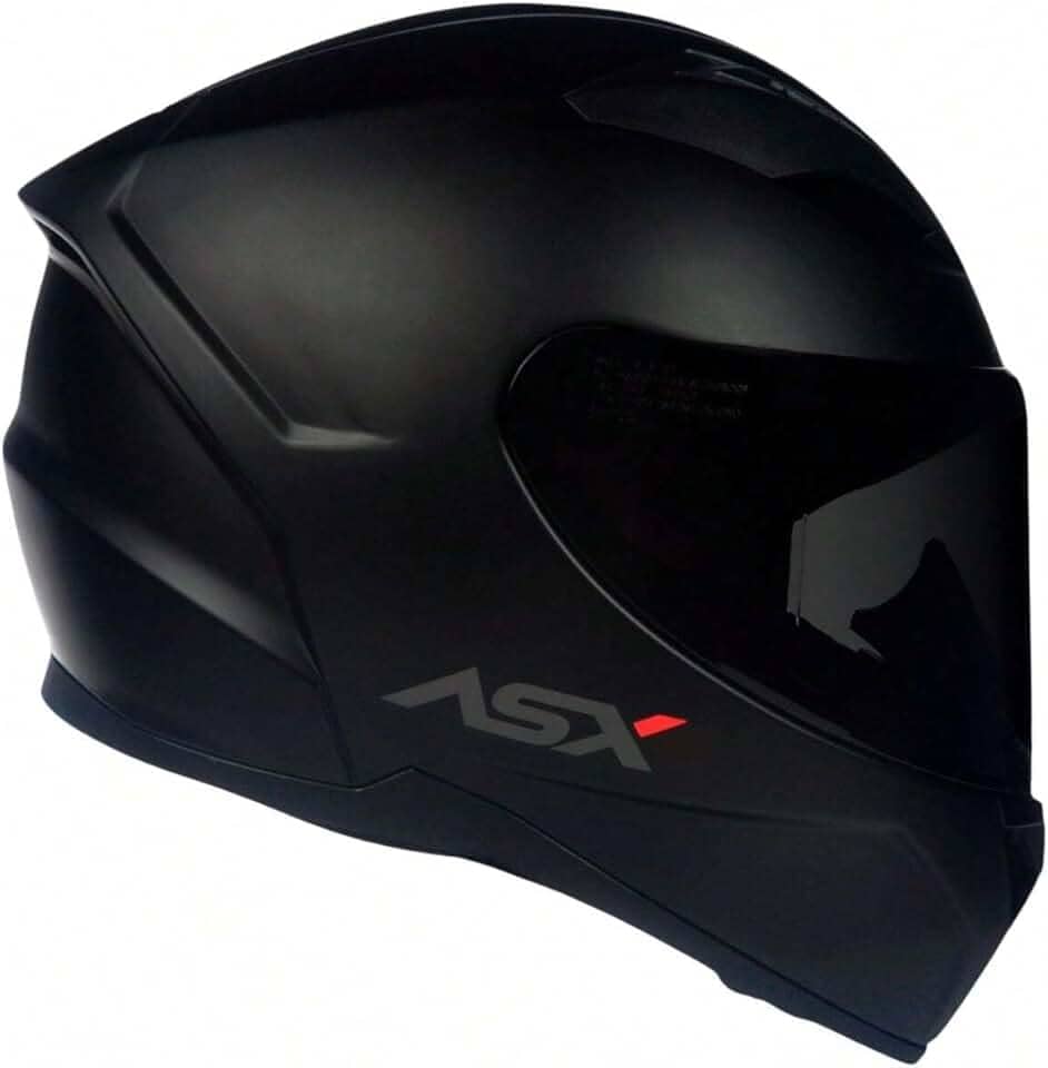 Capacete Moto ASX City Solid Preto Fosco