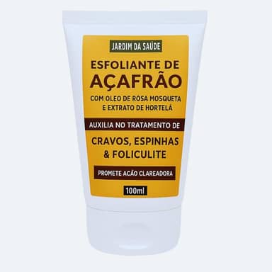 Creme Clareador de Açafrão - Com Rosa Mosqueta Foliculite, Clareamento, Trata Acne, Espinhas