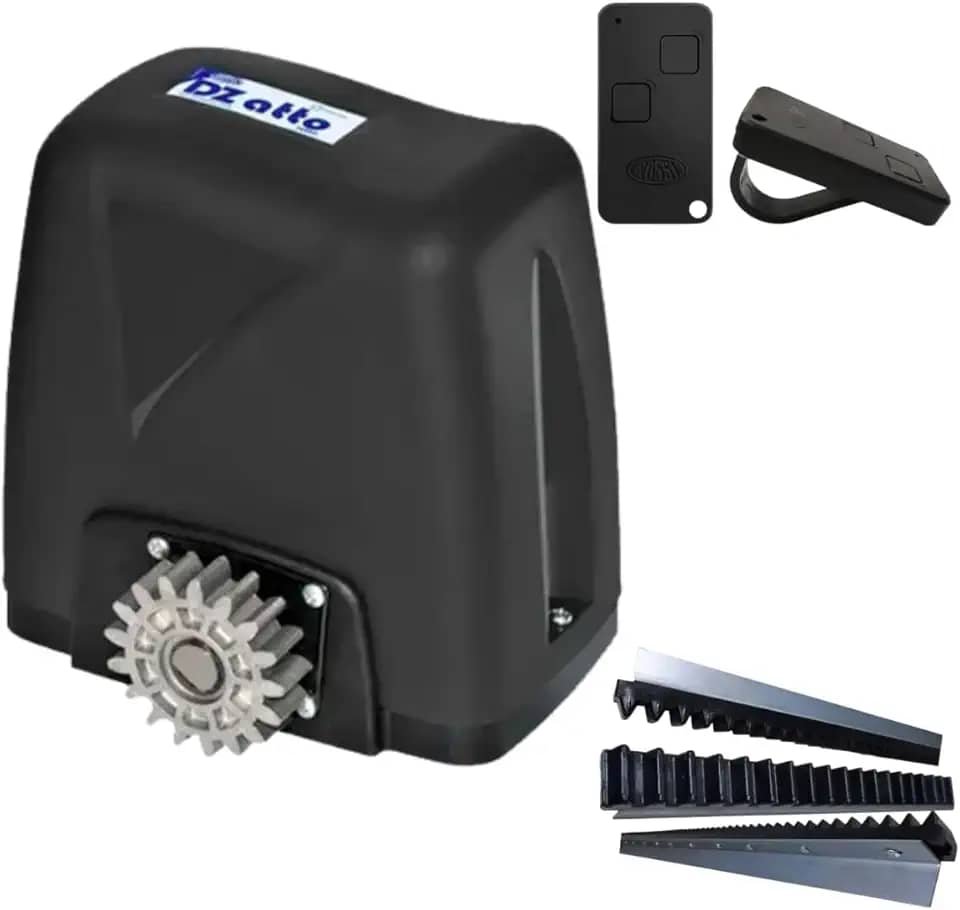 Kit Motor Portão Rossi Atto 110V/220V Turbo Deslizante 3M Cremalheira 2 Controles (220, Volts)