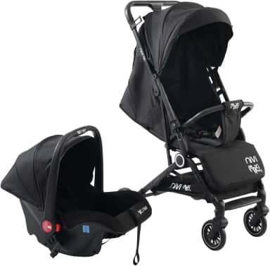 Carrinho de Passeio C/Bebê Conforto TS NIVI Maxi Baby (Preto)
