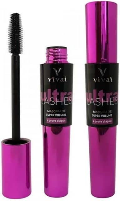 Máscara Para Cílios À Prova Dágua Rimel Vivai Mega Volume 8 ml