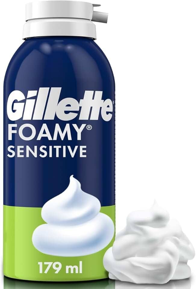 Gillette Espuma De Barbear Foamy Sensitive 175G