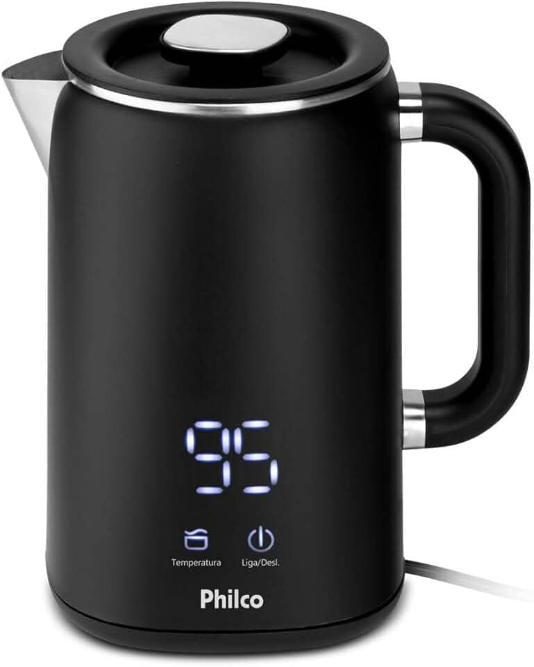 Chaleira Elétrica Philco 1,8L Painel Digital PCH18B 220V