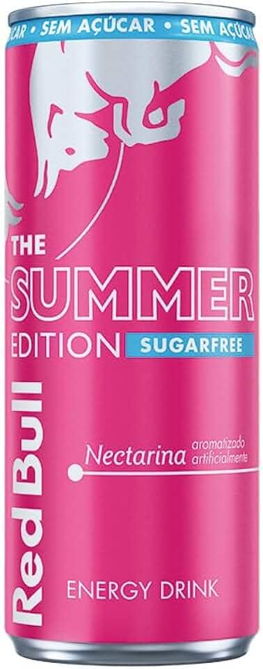 Red Bull Energético, Summer Edition, Nectarina, Sem Açúcar, 250ml