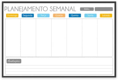 Planner Semanal Light STALO, 60x40