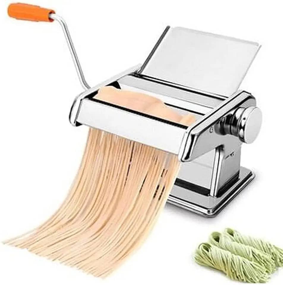 Maquina De Macarrão Caseiro Massa Talharim Espaguete Lazanha