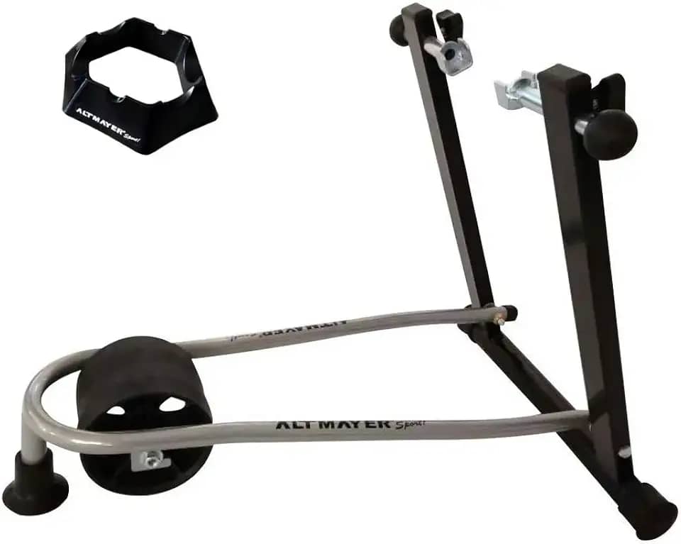 Kit Suporte Rolo Treino Bike Alt Cicle AL200 + Base Niveladora AL318