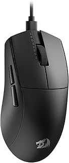 Mouse Gamer Redragon K1ng 1K Preto PAW3327 Cabo USB Tipo-C Removível 12400 DPI M724