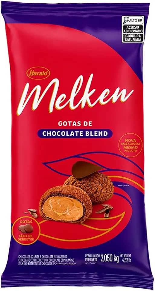 Chocolate Melken Blend Gotas 2,05Kg Harald