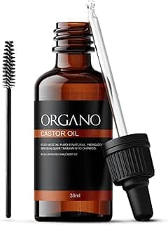 Castor Oil ORGANO (Rícino) Óleo Vegetal 100% Puro - 30ml