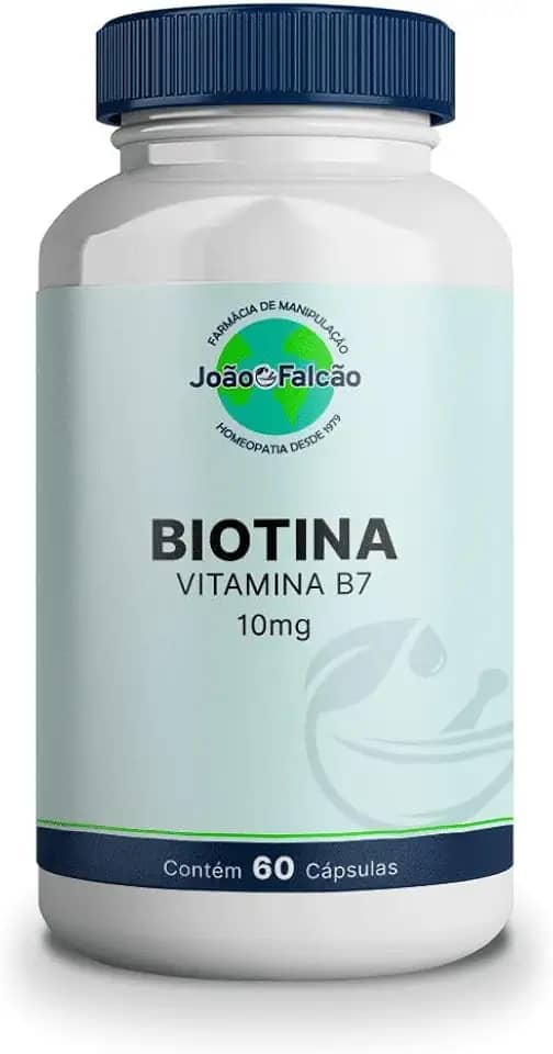 Vitamina B7(Biotina) 10Mg - 60 Cápsulas