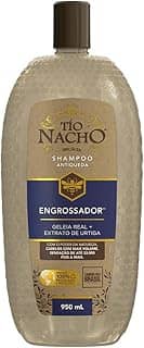 Tio Nacho Shampoo Antiqueda Engrossador Natural Para Cabelos Com Mais Volume E Sensação De Até 33.000 Fios A Mais Carbon Free 950 Ml - 1 Pack