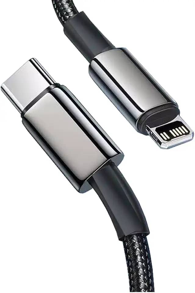 Cabo USB-C Type C, Carregamento Rápido de 20w, Compatível com IPhone 14/13/12/11/xse/8p/7/6, Resistente, Nylon Trançado,2M