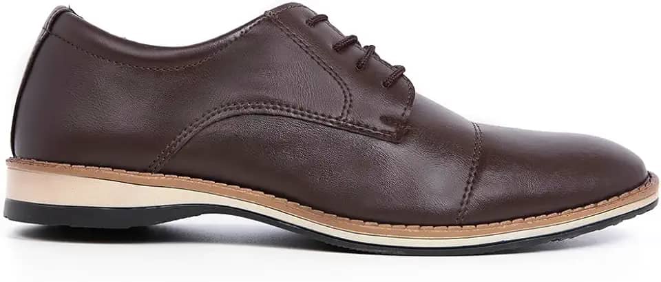 Oxford Sintético Onix Shoes - Conforto e Praticidade em Cores Café e Preto, Calçado Casual para Trabalho e Lazer