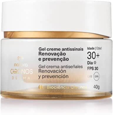 Gel Creme Antissinais Renovação e Prevenção 30+ Dia Chronos Derma 40g