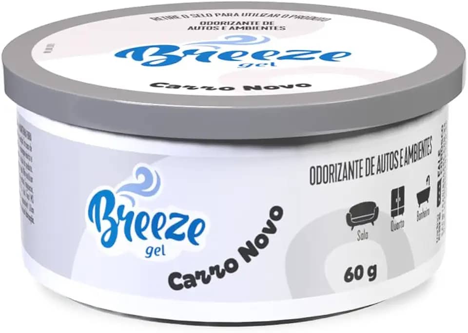 BREEZE Odorizante Breeze Gel Carro Novo 60 g