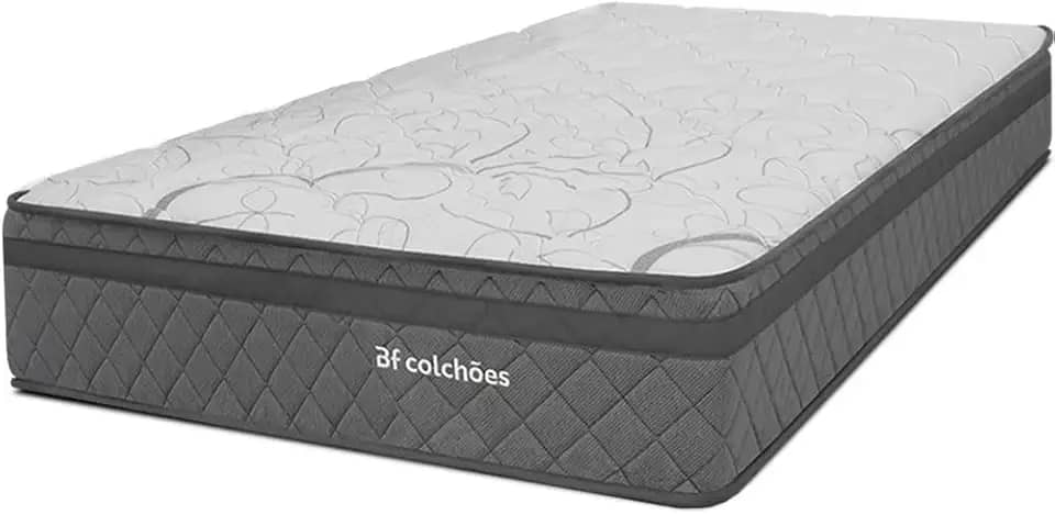 Colchão Solteirão Ortopédico Espuma D45 97x203x24cm BF Colchões