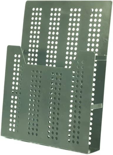 Oikos - Porta Revistas de Metal para Parede Ofício