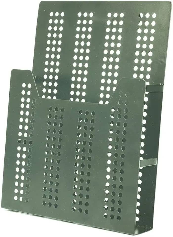 Oikos - Porta Revistas de Metal para Parede Ofício