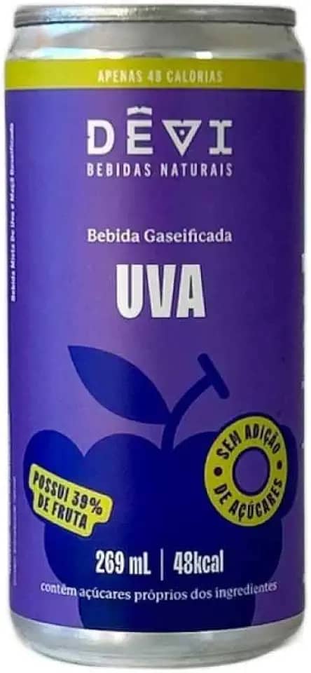 Refrigerante Natural DÊVI - Uva 269 mL