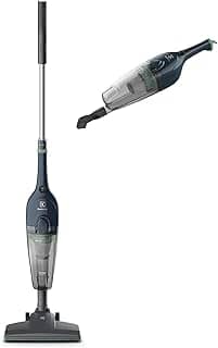 Aspirador pó vertical com fio portátil de mão 2 em 1 1450W cabo 5m capacidade 1,6L filtro HEPA Electrolux STK14 Azul Denim 127v