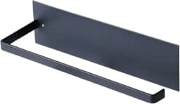 Porta Papel Toalha Multiuso Suporte Rolo e Toalha para Cozinha Banheiro Prático Facil de instalar (preto)