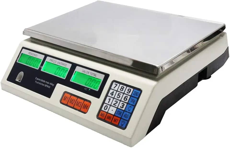 Balança Eletrônica Digital 40Kg Residencial - Alta Precisão