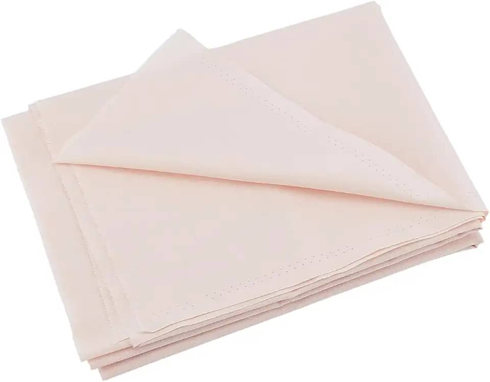 PH PandaHall Tecido de algodão 1,6 metros de largura tecido de boneca tecidos de pano de costura rosa 99 cm de comprimento para fabricação de bonecas para artesanato faça você mesmo, acessórios de