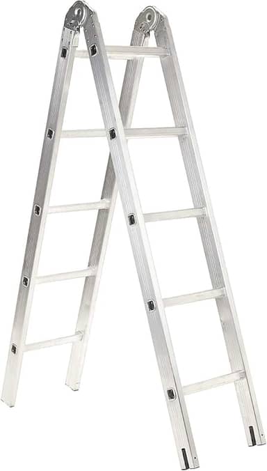 Escada Multifuncional de aluminio 10 degraus 3mts
