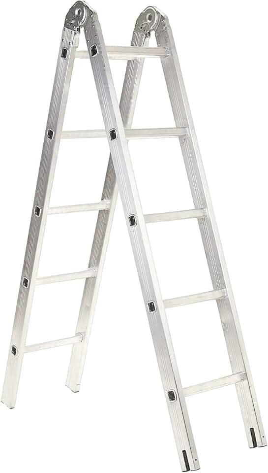 Escada Multifuncional de aluminio 10 degraus 3mts