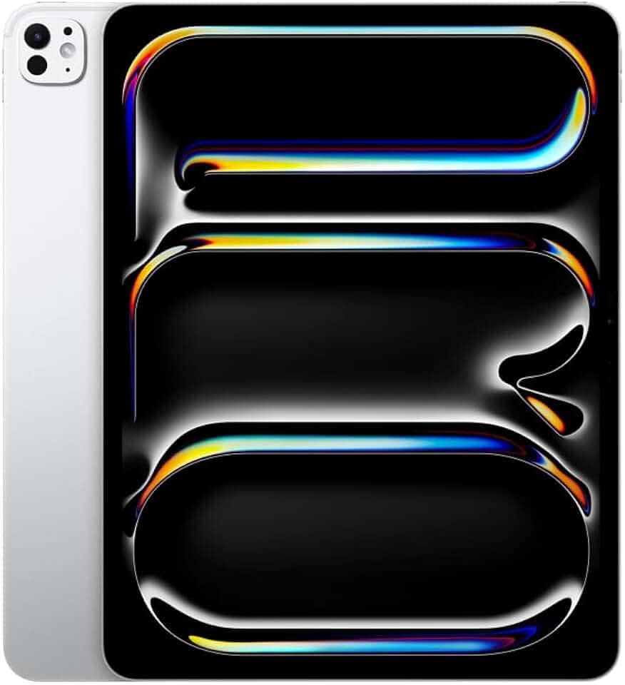Apple 2024 iPad Pro de 13 polegadas (Wi-Fi, 2 TB, Vidro convencional) - Prateado (M4)