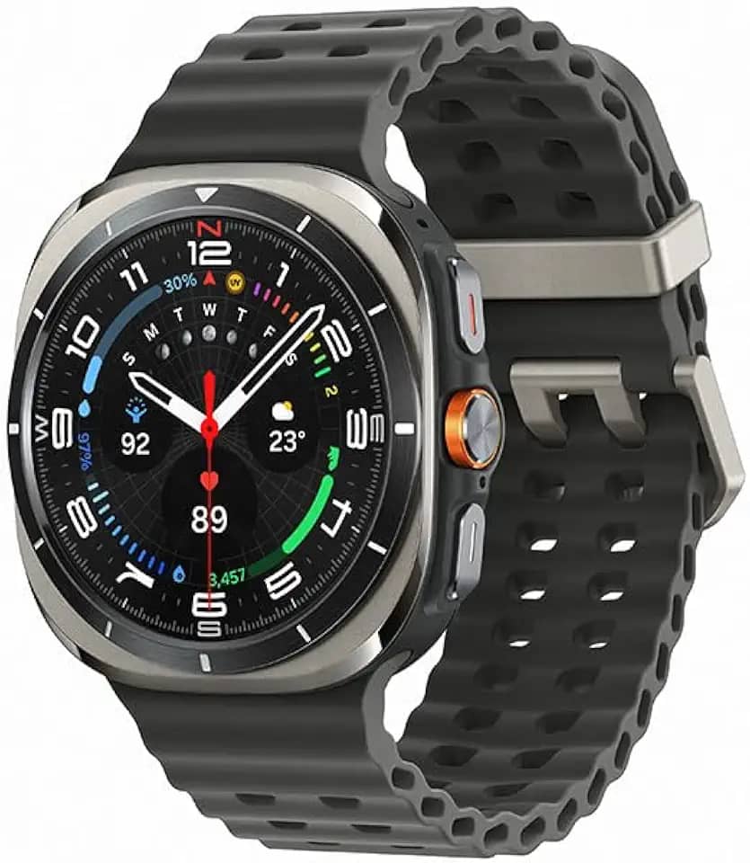 Samsung Galaxy Watch Ultra Smartwatch 47mm LTE, Galaxy AI, Titânio Aeroespacial, Titânio Prata