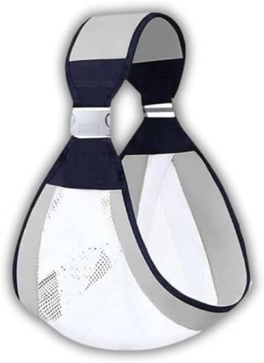 Sling Canguru Ergonômico com Suporte Anatômico e Tela Respirável – 3 Posições de Conforto, Ajustável de 0 a 48 Meses