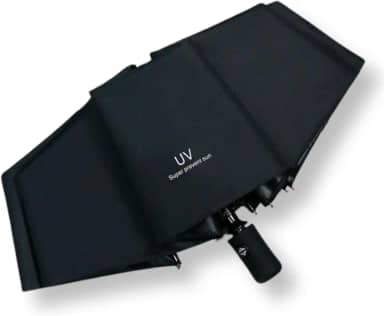 Guarda-Chuva UV Automático 8 Varetas, Proteção Solar UPF 50+, Sistema Anti-vento, Blackout