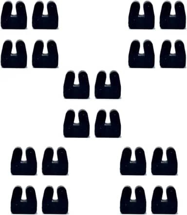 Borracha da Trempe Grade Cooktop Fogão Eletrolux Philco Continental Chamalux Atlas Suggar Mueller - 20 Peças