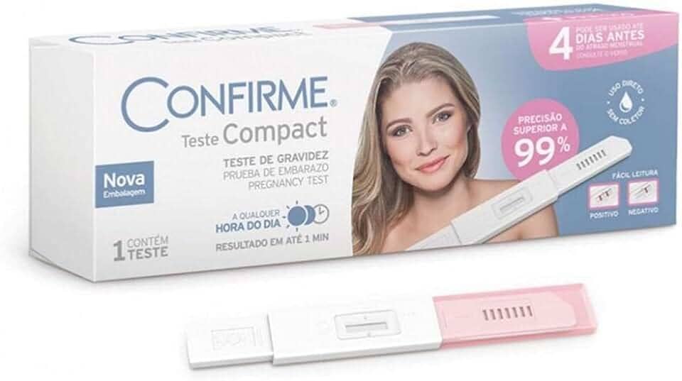 Confirme Teste De Gravidez Teste Compact Superior A 99% Multicolorido
