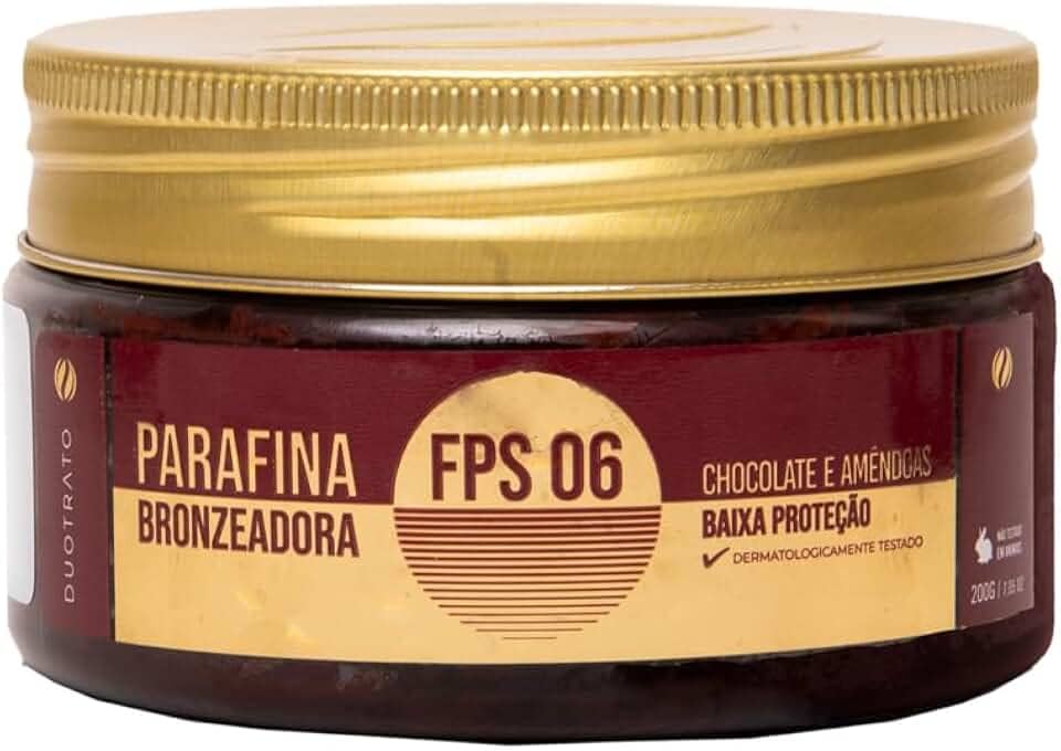 Parafina bronzeador acelerador de bronzeado Duotrato 200g (Chocolate)