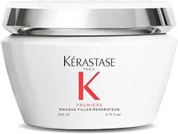 Kérastase Máscara Première Masque Filler Réparateur, Todos os tipos de cabelos danificados, Reparador de preenchimento, Hidrata e fortalece, Peptídeo e Glicina, 200ml