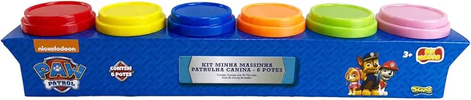 SUNNY, Patrulha Canina, Massinha com 6 potes