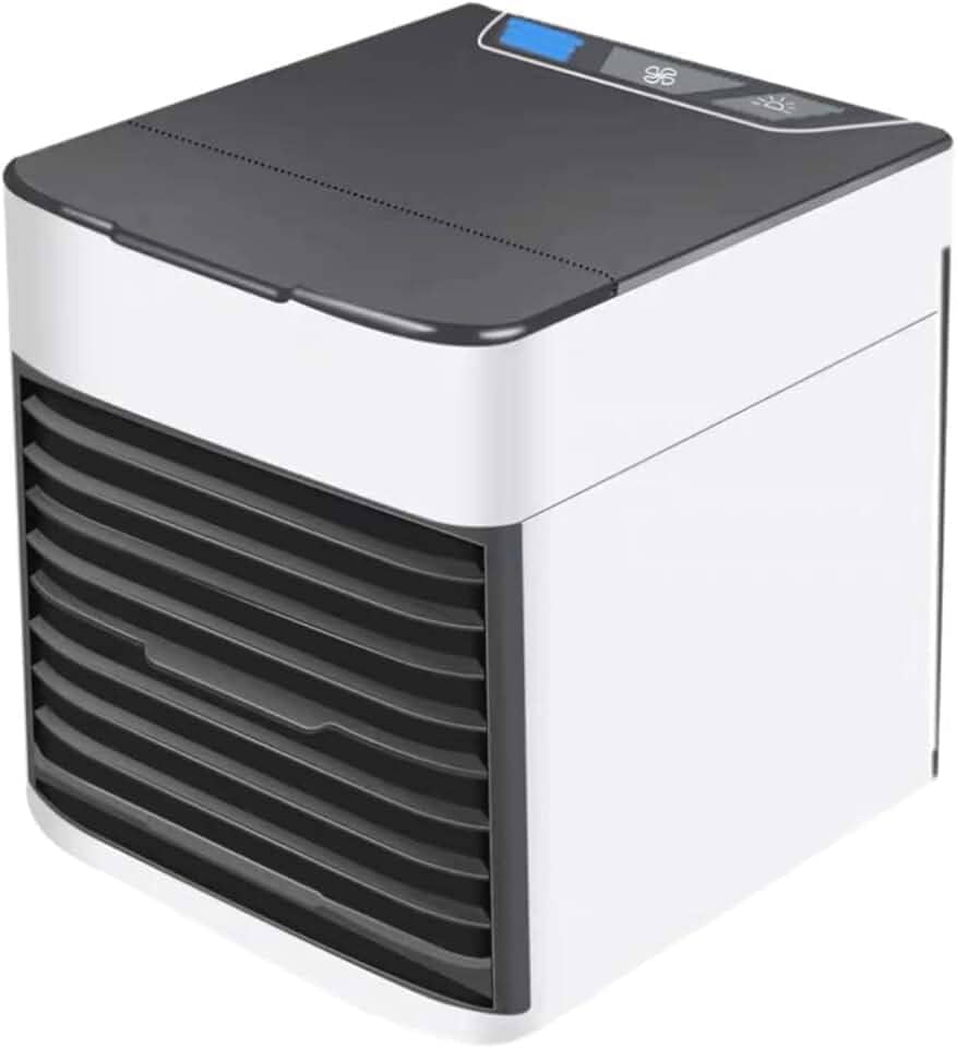 Mini Ar Condicionado Portátil Arctic Cooler Air Umidificador Climatizador Luz Led