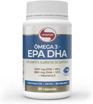 Ômega 3 EPA DHA Vitafort 60 Cápsulas