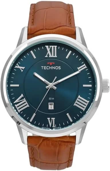 Relógio Technos Masculino Ref: 2115mtx/0a Classic Prateado
