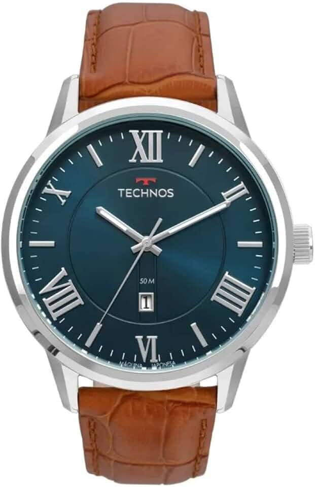 Relógio Technos Masculino Ref: 2115mtx/0a Classic Prateado