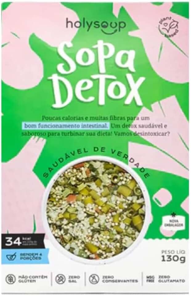 Sopa Saudável Holy Soup Sopa Detox 130g