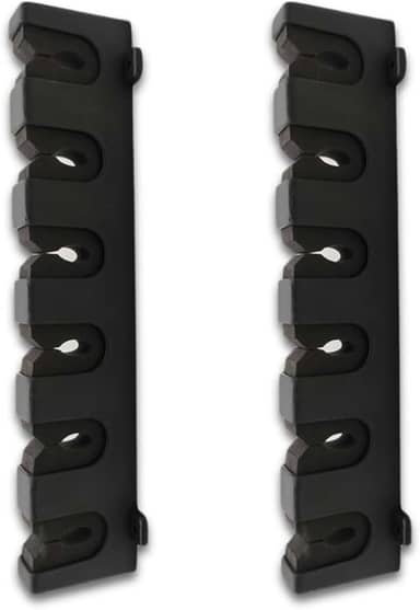 Suporte De Parede Para Varas Pescar Organização Garagem, Horizontal Pescar, Comporta 6 Ou Combos