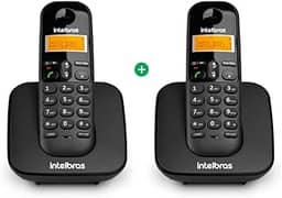 Telefone sem Fio e com Ramal Adicional TS 3112 Preto Intelbras