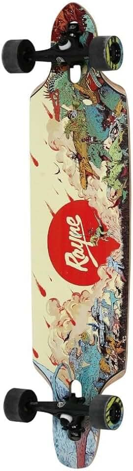 Rayne Longboard Longboard 2022 Flight 96,52 cm Drop Through Cruising & Carving completo
