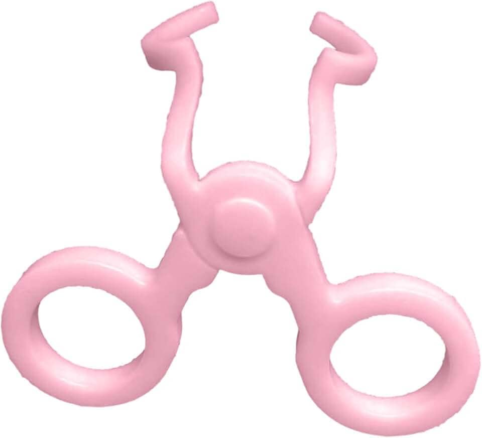 predolo Lentes de contato coloridas usando aids ferramenta de inserção de lentes de contato macias cuidados com os olhos insersor de lentes de contato, rosa